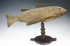 Appraisal: WEATHERVANE - th C carved wooden cod fish weathervane Zinc