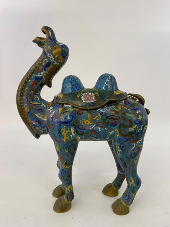 Appraisal: Colorful Chinese bactrian camel Republic period h x l x