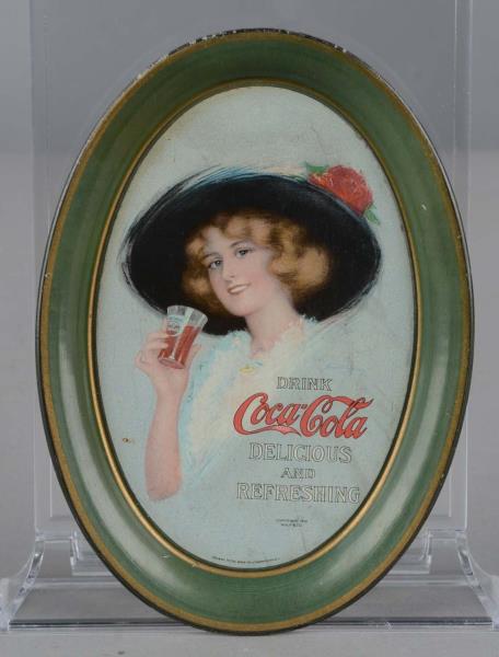 Appraisal: Vintage Coca Cola Oval Tip Tray This is an old