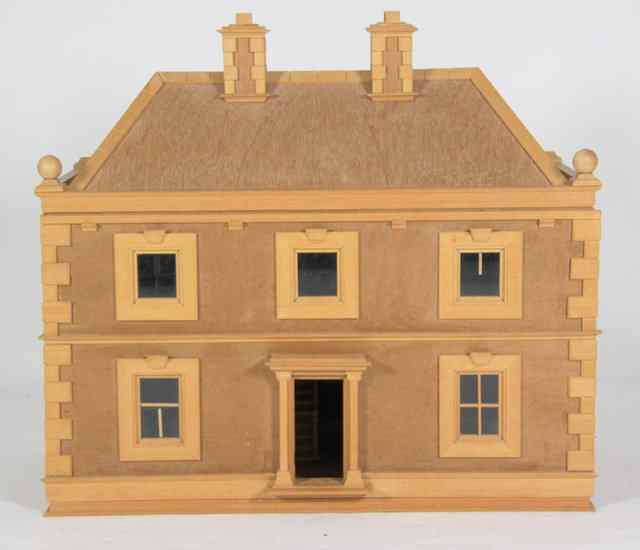 Appraisal: A th Century pine doll's house on two floors with