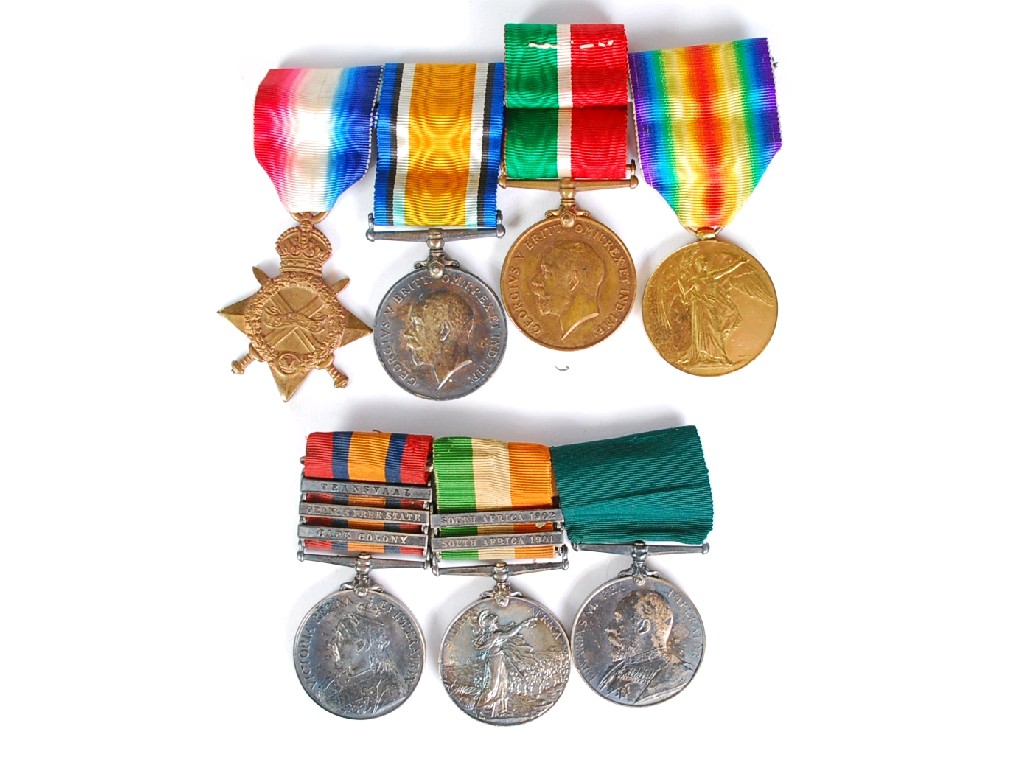 Appraisal: TWO GROUPS OF NINETEENTH CENTURY AND LATER SERVICE MEDALS AWARDED