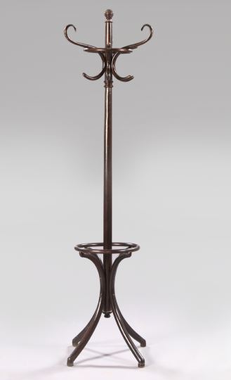 Appraisal: Austrian Bentwood Hall Tree in the manner of Thonet ca