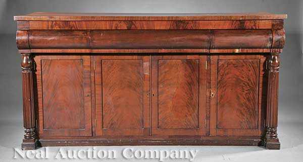 Appraisal: A George IV Mahogany Sideboard early th c top above