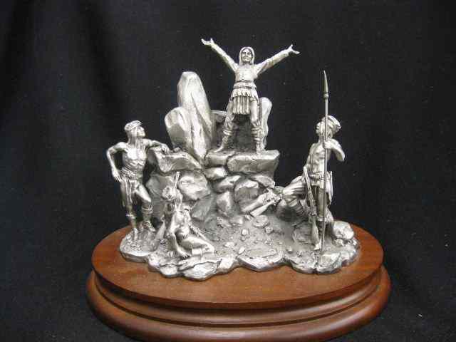 Appraisal: Chilmark Pewter Figurine ''Geronimo''by Donald Polland special registered edition ''