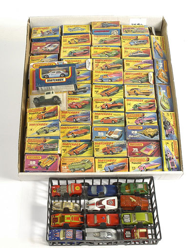 Appraisal: Matchbox Superfast a large mixed group of mainly boxed vehicles