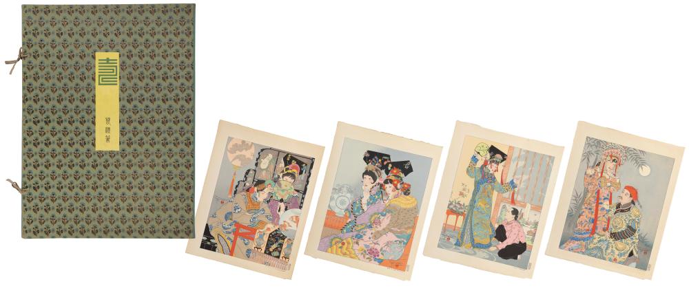 Appraisal: PAUL JACOULET FRANCE JAPAN - COMPLETE SET OF FIVE DAMES