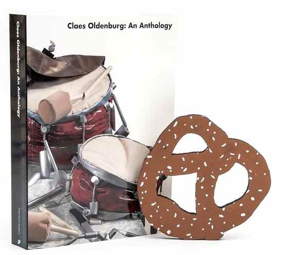 Appraisal: Claes Oldenburg b Pretzel An Anthology the die-cut cardboard multiple