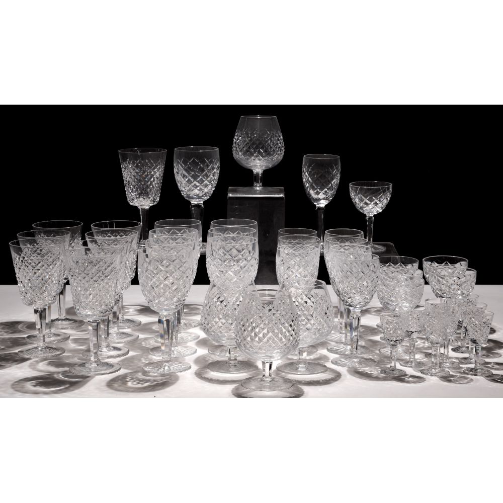 Appraisal: WATERFORD CRYSTAL ALANA STEMWARE COLLECTION items including -inch wine -inch