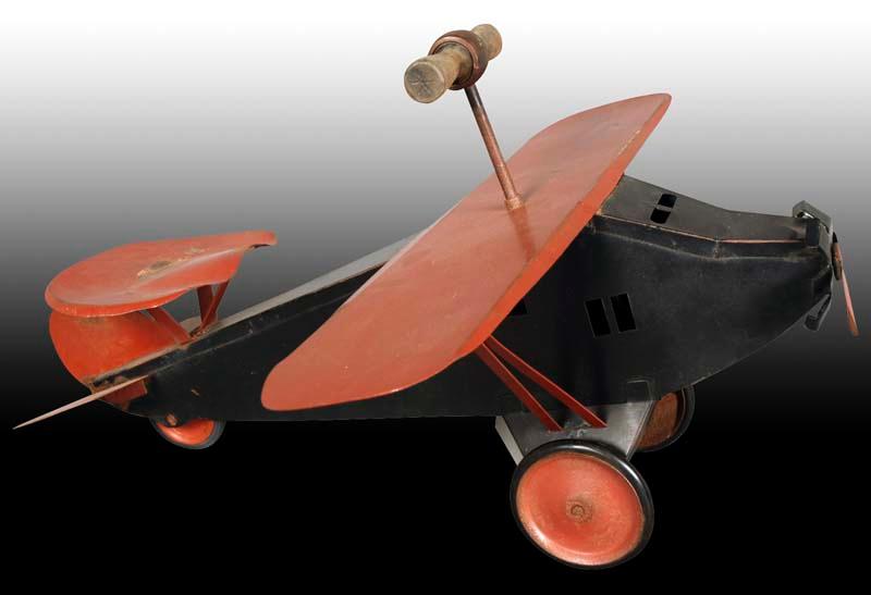 Appraisal: Pressed Steel Sit-N-Ride Airplane Toy Description '' L '' wingspan