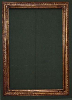 Appraisal: Large Rectangular Giltwood Frame x in