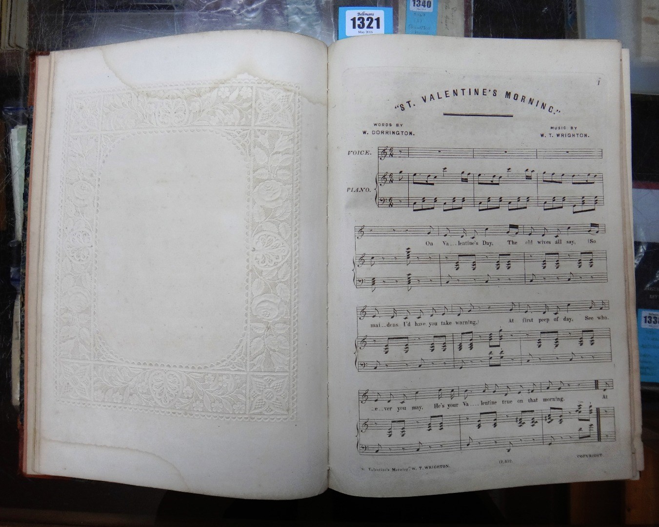 Appraisal: SHEET MUSIC - mostly th cent bound in volumes with