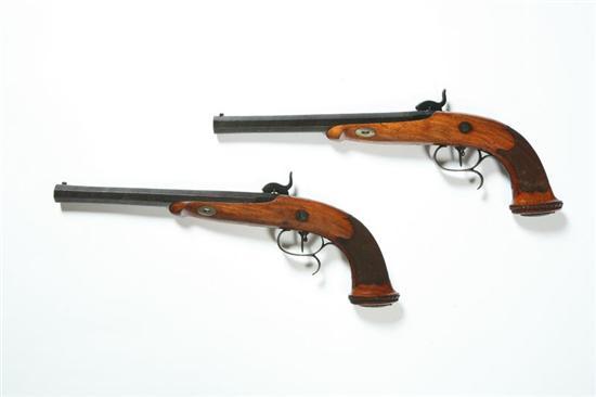 Appraisal: PAIR OF BELGIAN MADE DUELING PISTOLS Nineteenth century Percussion with