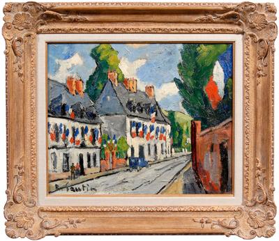 Appraisal: Rene Sautin painting French - quot Juillet quot signed lower