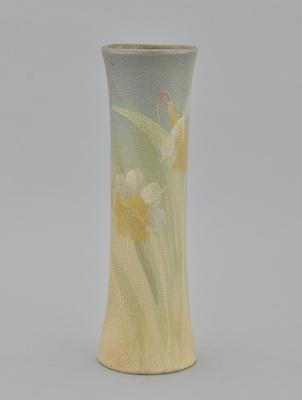 Appraisal: A Weller Hudson Light Vase Approx - H the cylindrical