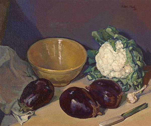 Appraisal: Maurice August Del Mue American - A Still Life with