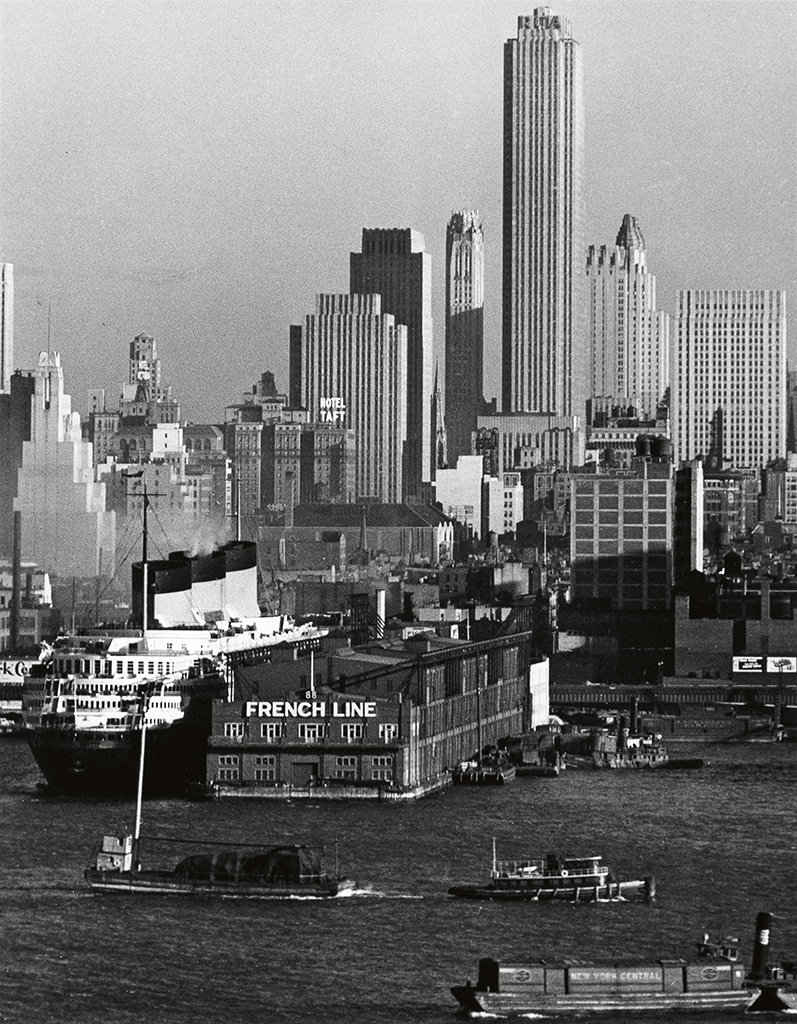 Appraisal: ABBOTT BERENICE - Manhattan Skyline II From Weehawken New Jersey