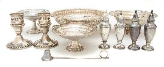 Appraisal: Collection of American Sterling Silver Articles comprising a Gorham bowl