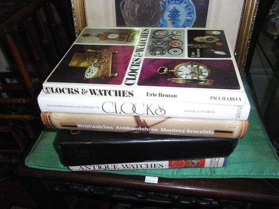 Appraisal: BOOKS A collection of six reference books on clocks and