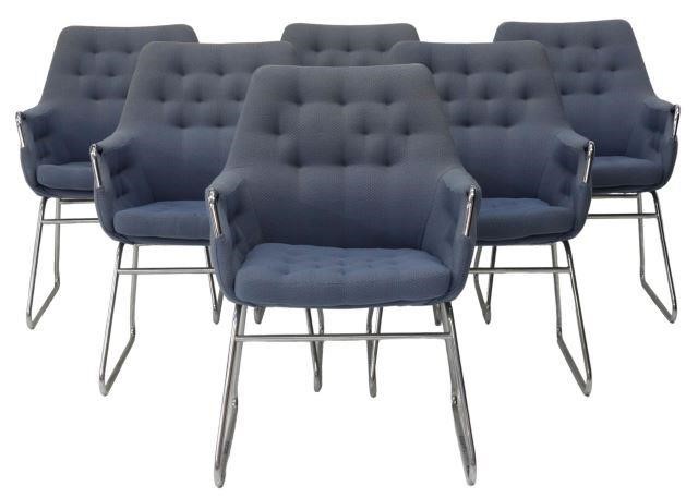 Appraisal: lot of Swedish modern armchairs design attributed to Bruno Mathssen