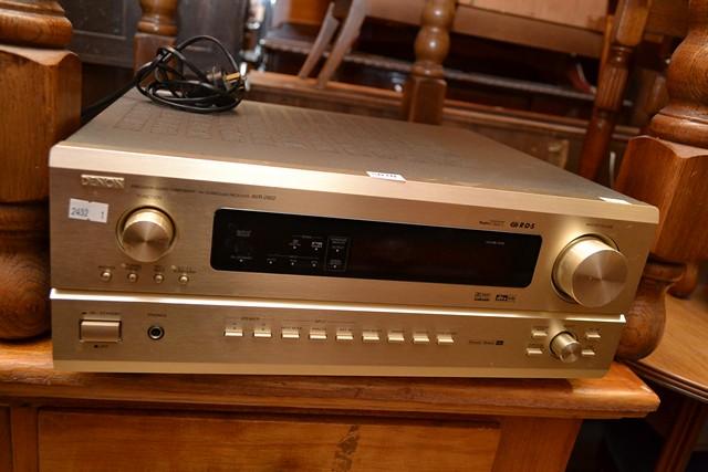 Appraisal: A DENON SURROUND SOUND RECEIVER AVR- WITH REMOTE IN OFFICE