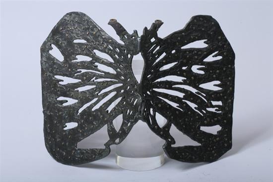 Appraisal: MARILEE HARRIS SHAPIRO American b BUTTERFLY signed on reverse Bronze