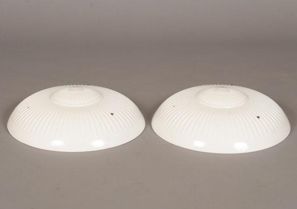 Appraisal: Art Deco lighting fixtures including a pair of large milk