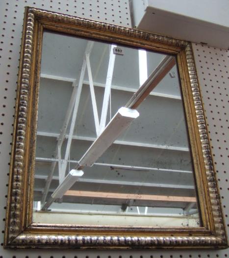 Appraisal: A th century Italian gilt framed wall mirror the rectangular