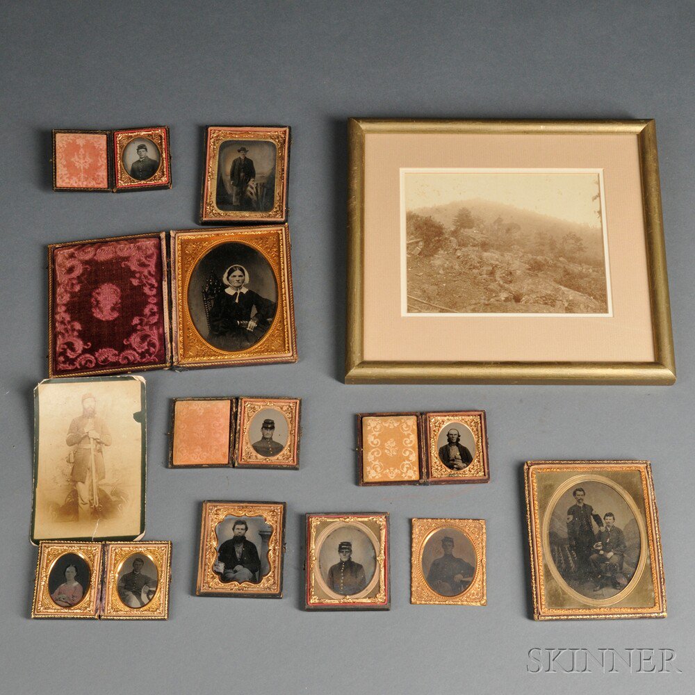 Appraisal: Group of Civil War Images c - group of tintype