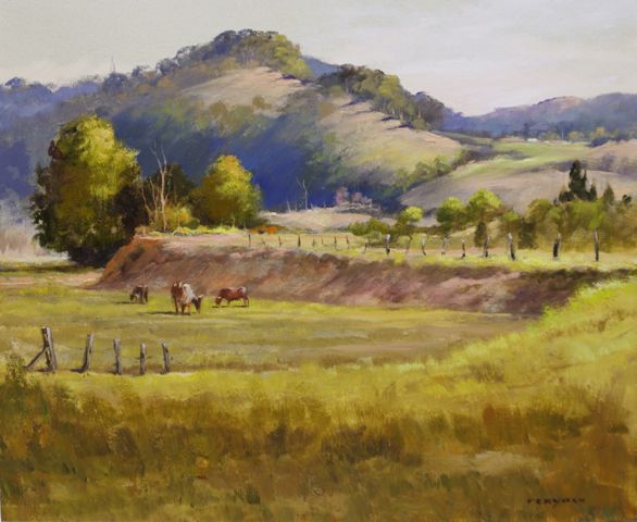 Appraisal: Malcolm Peryman Marr's Hill Yarramalong Valley from Wyong oil on