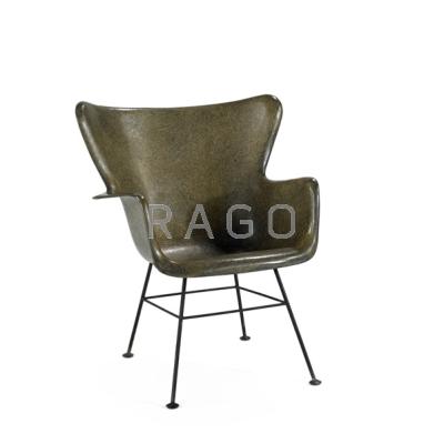 Appraisal: LUTHER CONOVER Lounge chair USA s Fiberglass and enameled steel