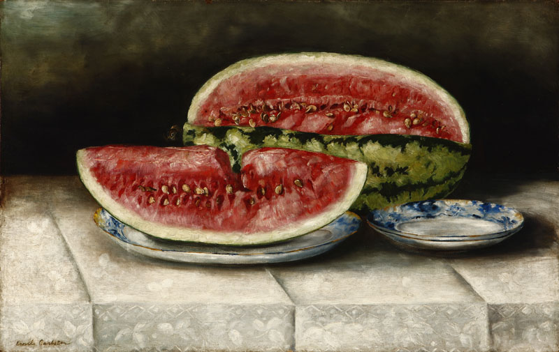 Appraisal: Emil Carlsen - Emil Carlsen - New York California Watermelon