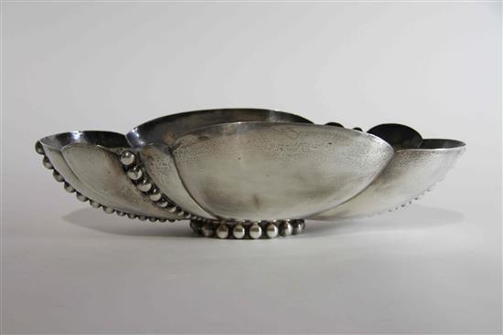 Appraisal: Sale Lot A Mexican Silver Centerpiece Bowl Royal Haeger by