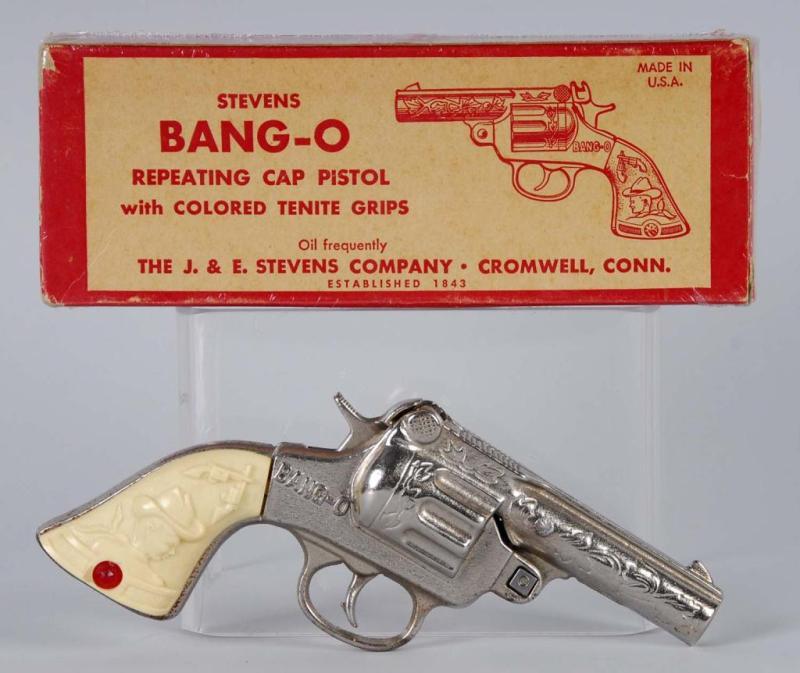 Appraisal: Stevens Bang-O Cap Gun Description Some finish wear on trigger