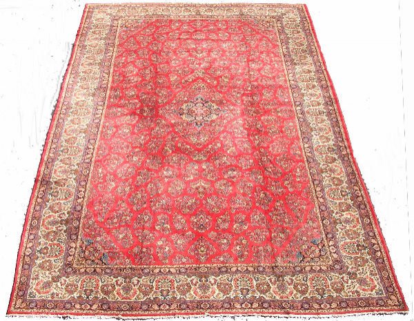 Appraisal: Massive palace size Persian carpet Sarouk Circa first half th