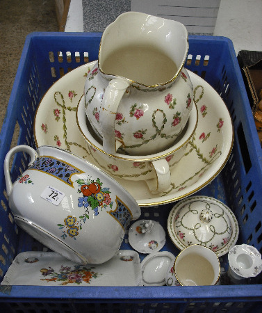 Appraisal: Minton Jug and Bowl Soap Dish Vase Tea tray etc