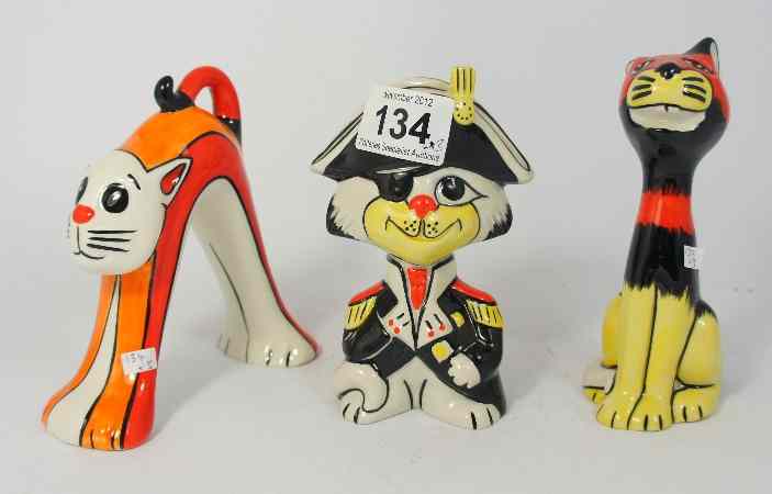 Appraisal: Lorna Bailey Limited Edition Comical Cats Napoleon Cat Orange and