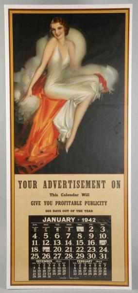 Appraisal: Sales Sample Calendar Description With Rolf Armstrong artwork Very clean