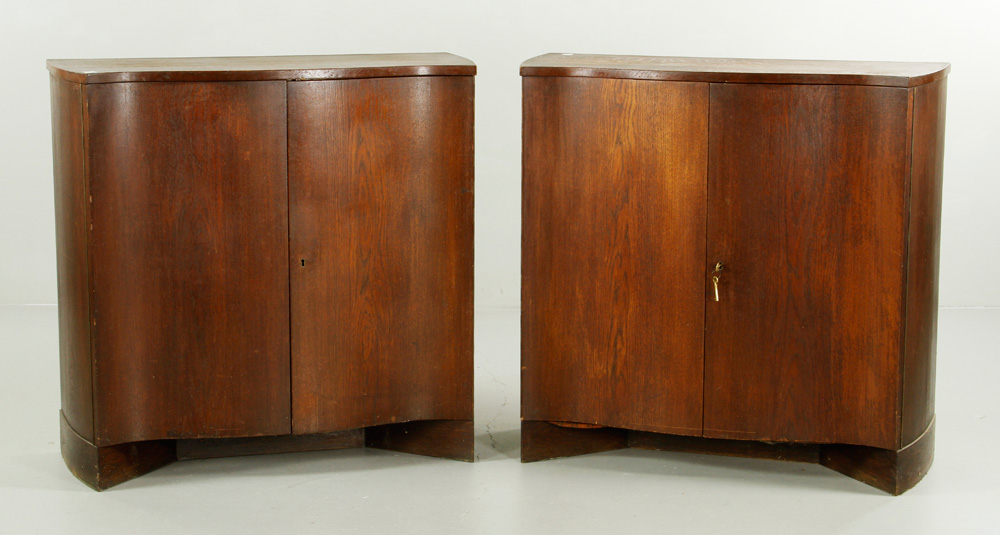 Appraisal: - Pair of Door Cabinets Pair of two door cabinets