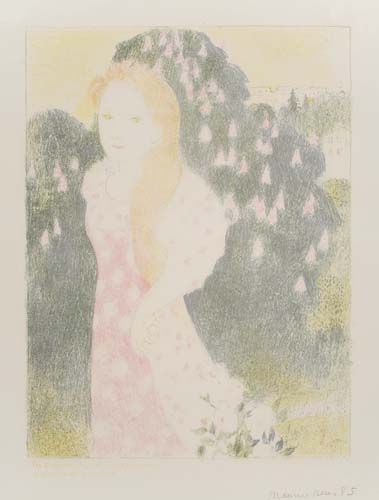 Appraisal: MAURICE DENIS Les Crepuscules ont une Douceur Color lithograph on