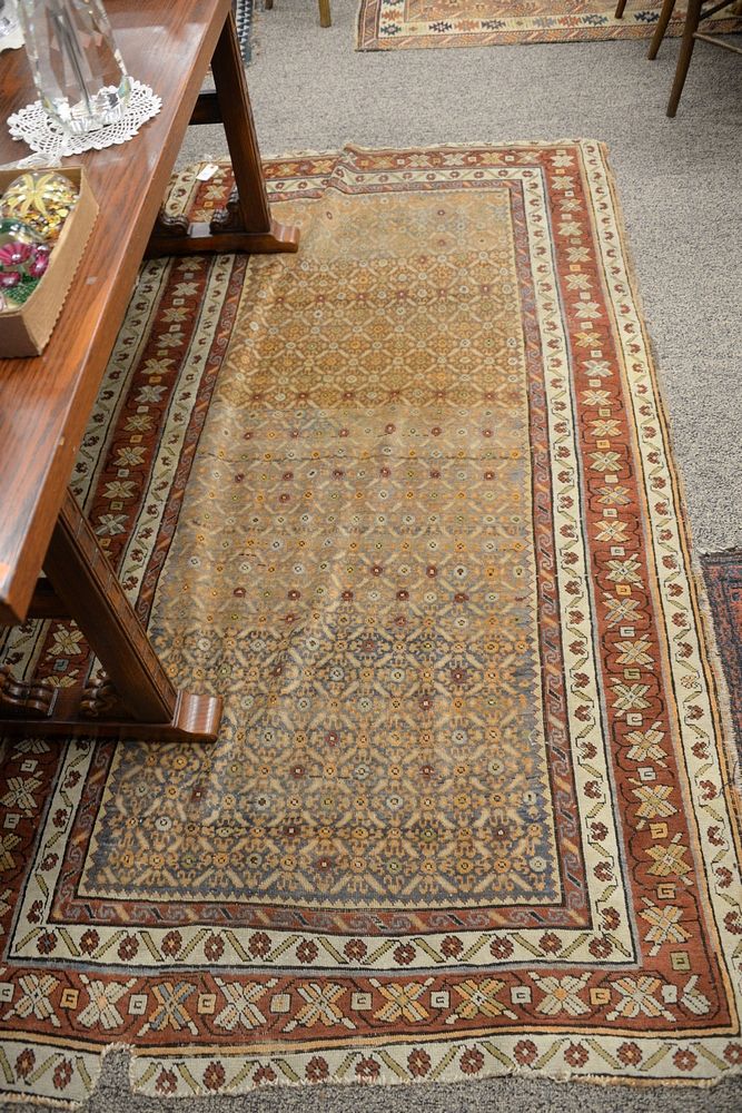 Appraisal: Two Caucasian Oriental Rugs ' x ' ' x '