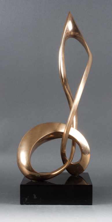 Appraisal: Grediaga Antonio Kieff Spanish b Abstract free-form bronze signed in