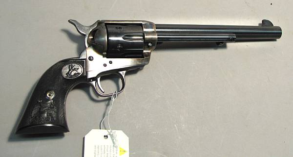 Appraisal: A Colt rd Generation single action army revolver Serial no