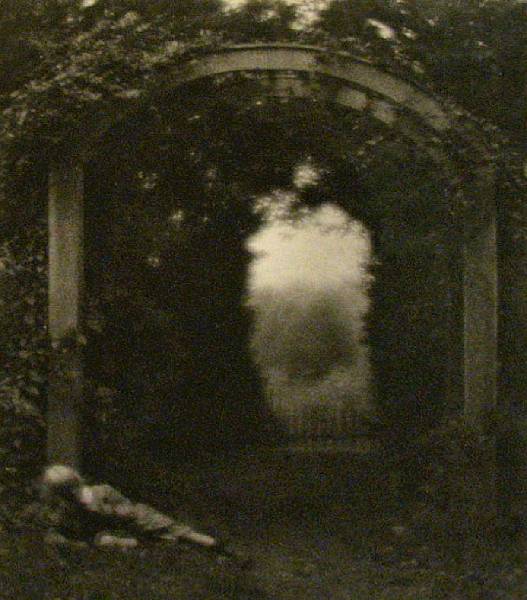 Appraisal: Clarence Hudson White Entrance to the Garden Photogravure from Camerawork