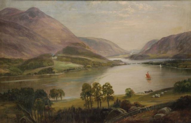 Appraisal: MITCHELL William Oil on Canvas Thirlmere Signed lower left inscribed