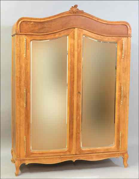 Appraisal: BIRD'S EYE MAPLE BEDROOM SUITE Comprised of an armoire ''