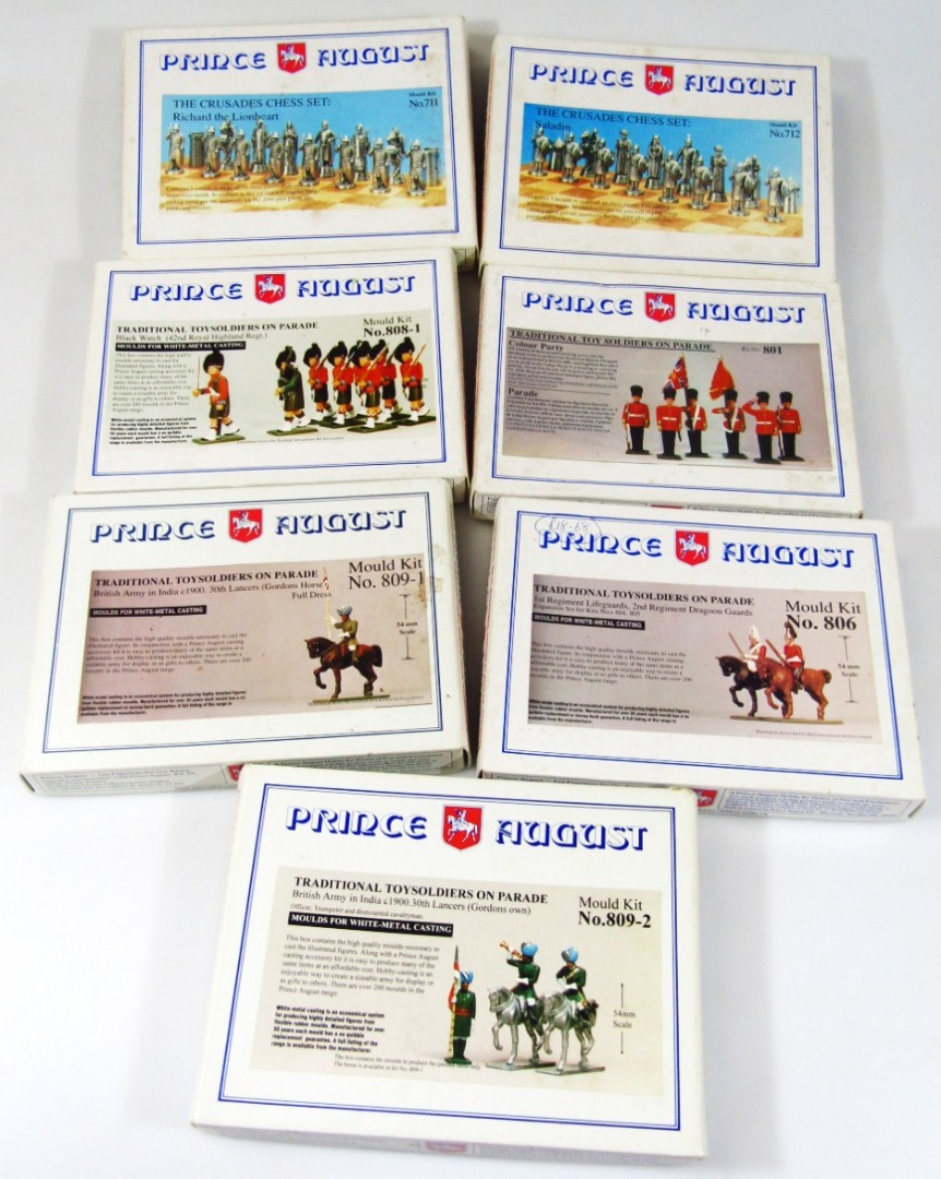 Appraisal: Various Prince August soldier model kits to include The Crusade