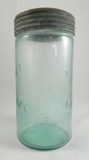 Appraisal: Fruit jar Fruit jar- 'Mason's CFJCo Improved Butter Jar' reverse