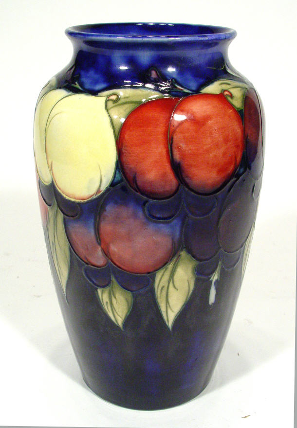 Appraisal: Large Moorcroft 'Wisteria' patterned vase with hand painted and tubelined