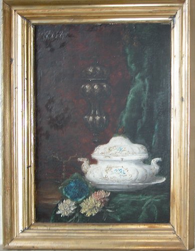 Appraisal: Artist Barrier Gustave French b Title Victorian Still Life with