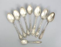 Appraisal: Lot of Assorted Sterling Silver Spoons Lot of eight sterling